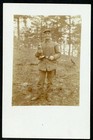 Ww1 German Soldier With Bugle  Musician Wings Insignia Im Feld Photo