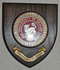 Vintage University Of Ceylon Plaque Shield Coat Of Arms