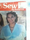 Blouse Top Shirt See   Sew 10 Butterick Sewing Pattern 6643 Vtg Uc Ff Button Up