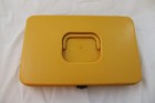 Wilson Wil-hold Thread Caddy Sewing Box   Thread Vintage Harvest Gold Yellow Usa