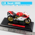 1 18 Scale Maisto Ducati 1098s Sport Bike Moto Diecast Motorcycle Model Car Toys