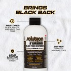 - Black Plastic   Vinyl Trim Restorer - Use For Car And Truck Detailing  No W   