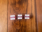 Stardust Casino Set 3 Las Vegas  4744  4877  4799 Red Craps Dice Free Shipping