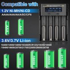 18650 Battery Charger smart Lithium Fast Charge With Lcd Display For 3 7v Li-   