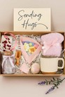 Sympathy Gift Box     Comfort Healing Spa Set With Candle  Socks  Mug