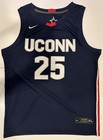 Azzi Fudd Autographed signed Uconn Huskies Jersey  25 Exact Proof  Nat Champs 