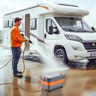 Portable Folding Water Tank With Wheels   Gun Holder  Multi-use Storage Bucket