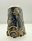 Sterling Silver Thimble Marked 925 Ornate Garden Design Tag18