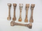 Antique Wooden Turned Columns Old Leg Spindle Baluster Wood Vintage 10  -  10each