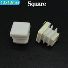 Square rectangle round Plastic End Caps Blanking Plugs Tube Box Section Inserts