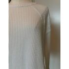 Anthropologie Waffle Knit Long Sleeve Tunic Top Oversized Comfy Pullover