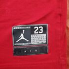 Michael Jordan No  23 Boys  Practice Flight Tee Shirt Red Size Medium  flaw 