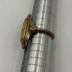 Vintage 1976 Avon Kensington Ring Victorian Revival Gold Tone Adjustable