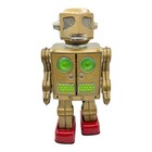  horikawa  Attacking Martian Robot Rare Gold Japan 1960s Boxed Part Working