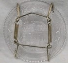Westmoreland Vintage Glass Souvenir Plate Monticello W hanger 