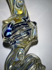 5 3 4    Glass Tobacco Dragon Pipe Hand Blown Smoking Collector Pipe Free Shipping