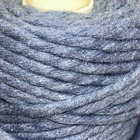 Bobbiny Macrame Cord 5mm Single Twist Ends Jeans  Lavender  Teal 2lb 11oz Total