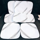 Corelle Square Simple Sketch 24pcs Dinnerware Set - 8 Place Settings