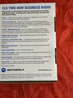 Motorola Solutions Professional Cls1410 5-mile 4-channel Uhf Two-way Radio