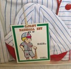 Nos 80s Baby Outfit Baseball Lil Pitcher Newborn Clothes Set 6 Months Hat Vtg