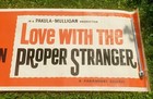 1964  love With The Proper Stranger  Steve Mcqueen 7 Foot Movie Theater Banner 