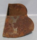 Vintage Industrial Machine Age Rusty Steel Grain Cup Garden Decor Steampunk Art