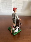 Baseball Boy With Glove On Fence With Dog Hartland Figure  2008