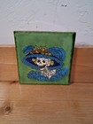 Mexican Talavera Day Of The Dead Tile 4x4 Handmade Folk Art Catrina Dia De Muert