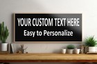 Your Custom Text Here  Personalize    Laminated Vinyl Decal Sticker Label