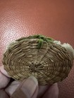 Antique Sweet Grass Sewing Needle Holder case Common Pin Shaker 