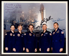Autographed Nasa Crew Space Shuttle Mission Sts-36 Real Photo Not Litho   Bonus