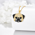 Dog Breeds Necklace Sterling Silver Dog Pendant Cute Animal Jewelry Gifts For Wo