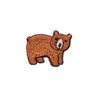 Bear Applique Patch - Mini Embroidered Animal Badge 1   iron On 