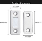 Strong Magnetic Door Closer Cabinet Catch Latch Cupboard Ultra Thin Closures Lot