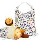 2 Pack Beeswax Bread Bags - 17x13 Inch Reusable Bread Storage Bags bees Berry