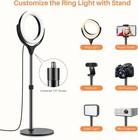 New 18-24  Selfie Ring Light Kit Stand Tripod Camera Holder Video Led Dimmable