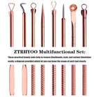Ztrhyoo Blackhead Remover Pimple Comedone Extractor Tool Best Acne Removal Kit -