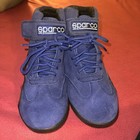 Men   s Sparco    the Race 2    Blue Suede Driving racing  Shoes Size 11