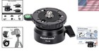 Precision Aluminum Tripod Leveling Base With 15   Tilt - For Dslr   Camcorders