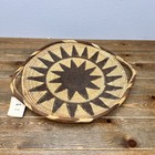 Vintage Y Studio Hand Woven Papua New Guinea Tray wall Hanging Basket