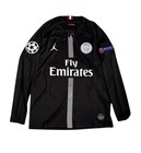 Neymar Jr 10 Psg Black Jersey 2018-2019 Champions League Long Sleeve