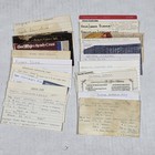 Vintage Handwritten Recipes In Wood Box Dinners Desserts Appetizers   More