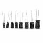 500pc Radial Electrolytic Capacitor Assortment Kit 24 Value 0 1uf-1000uf 10v-50v