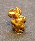Gold Nugget  0 69 Gram  Battle Mtn  Placers  Lander Co  Nv