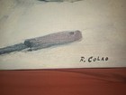 Rudolph Colao Vintage Original Still Life Oil On Canvas Painting