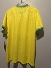 Nike Brazil Cbf National Team Soccer Jersey Shirt Mens 2xl Yellow Green Blue