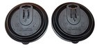 Tervis Tumbler Travel Lids With Slider Genuine 16oz  Black Lot Of 2