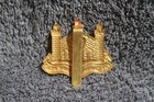 British Army Uniform Cap Badge the Cambridgeshire Regiment  brass       