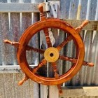 Brass Antique Gift Nautical Sea Boat Pirate 24   Whee Wall Decor Ships Lovers