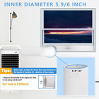 Portable Ac Hose 5 9  Diameter Portable Exhaust Vent For Portable Air Conditione